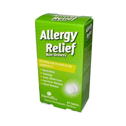 NatraBio Allergy Relief Non-Drowsy 60 Tablets