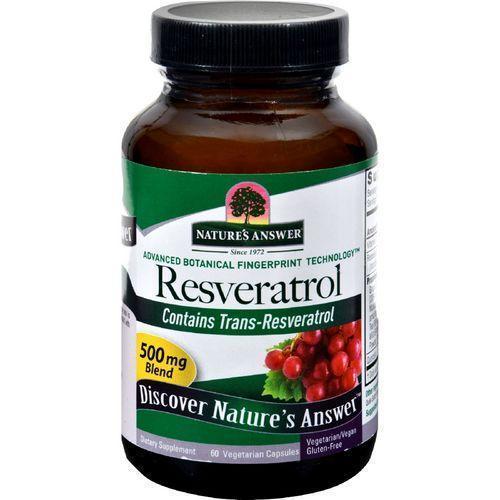 Nature's Answer Resveratrol  250 mg  60 Vegetarian Capsules
