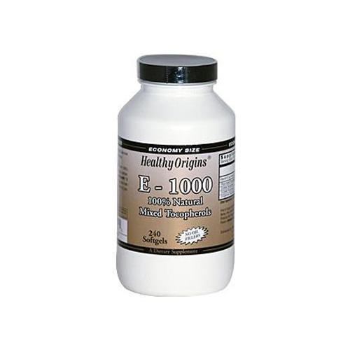 Healthy Origins E-1000 1000 IU 240 Softgels