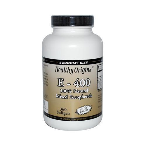 Healthy Origins E-400 400 IU (360 Softgels)