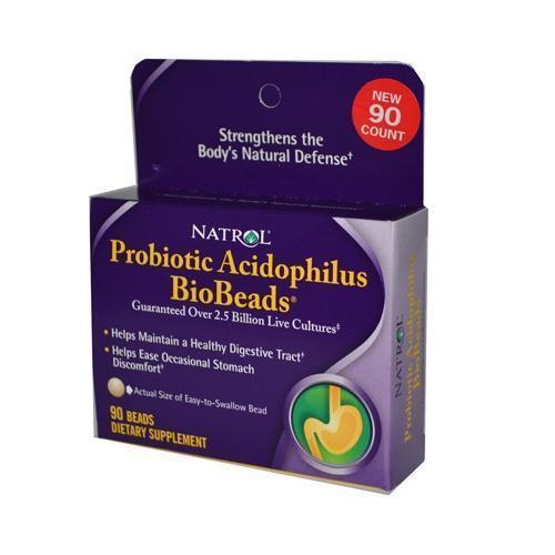 Natrol Probiotic Acidophilus BioBeads (1x90 Beads)