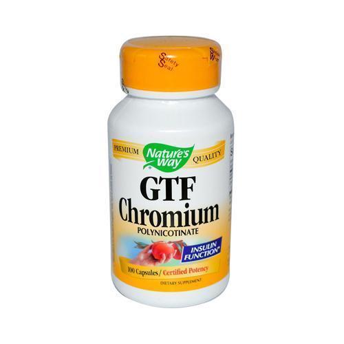 Nature's Way GTF Chromium Polynicotinate (100 Capsules)