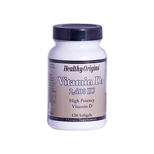 Healthy Origins Vitamin D3 2400 IU (120 Softgels)
