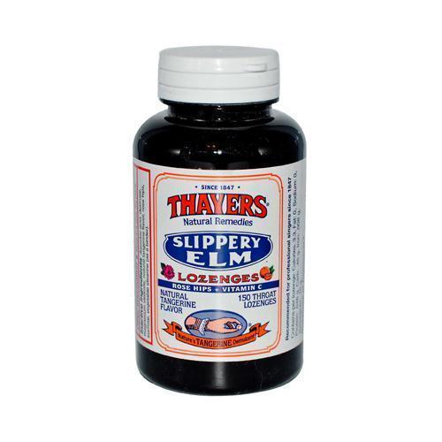 Thayers Slippery Elm Lozenges Tangerine (1x150 Lozenges)