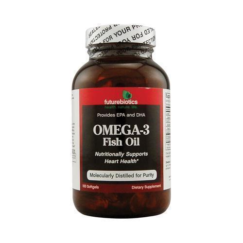 FutureBiotics Omega-3 Fish Oil (100 Softgels)