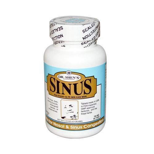 Dr. Shen's Formula B Pe Min Kan Wan Sinus and Nose Pill 700 mg (1x90 Tablets)