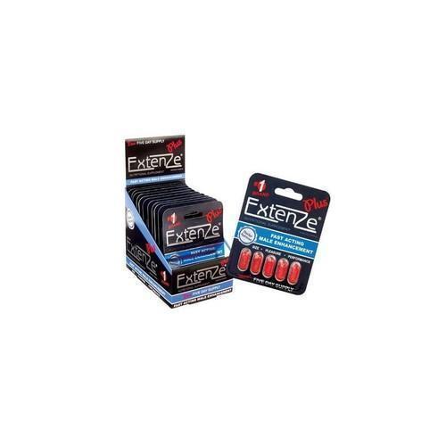 Extenze Plus 5 Day Supply  Display 12 Pcs