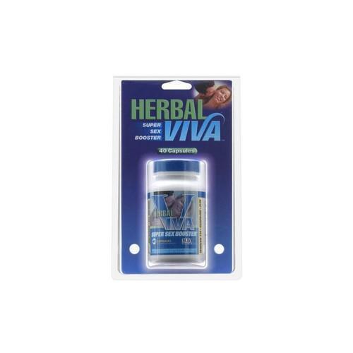 Herbal Viva 40 Count Bottle Each - Super Sex Booster