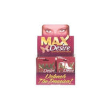 Max Desire 2 Pill Packs - 24 Piece Display  Women
